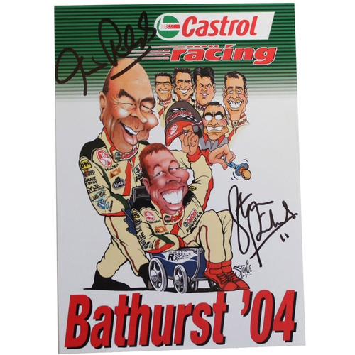 Holden Bathurst Steve Jim Richards Signed Card 