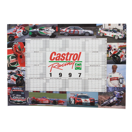 Castrol 1997 Calendar Poster