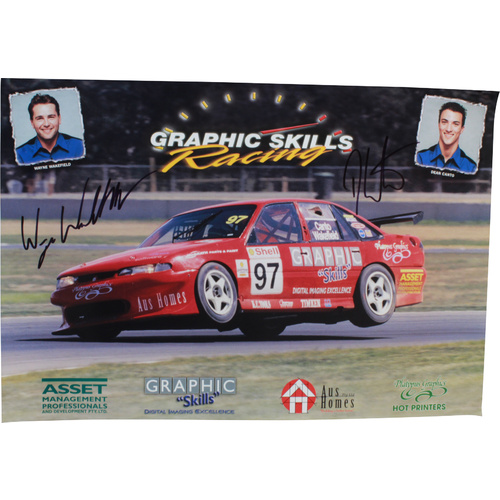 Signed Wayne Wakefield & Dean Canto 1999 Bathurst Poster