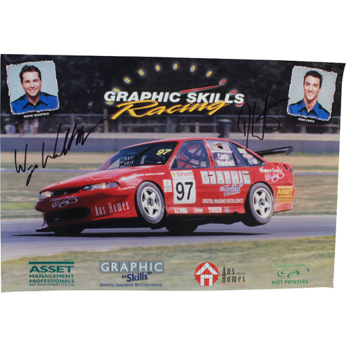 Signed Wayne Wakefield & Dean Canto 1999 Bathurst Poster