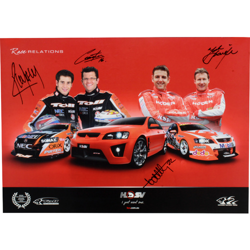 Signed HSV Race Relations Poster