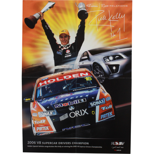Rick Kelly HRT Double Sided Poster