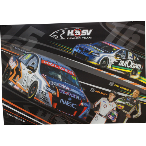Dumbrell / Kelly HSV Dealer Team Poster