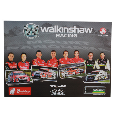 2009 Walkinshaw Racing Poster