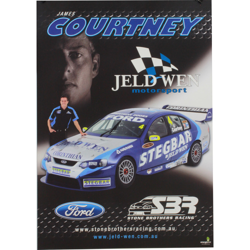 James Courtney Jeld Wen Motorsports Poster