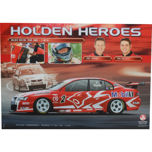 2005 Holden Heroes Poster - Skaife / Kelly
