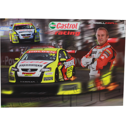 Russell Ingall 2008 Castrol Racing Poster