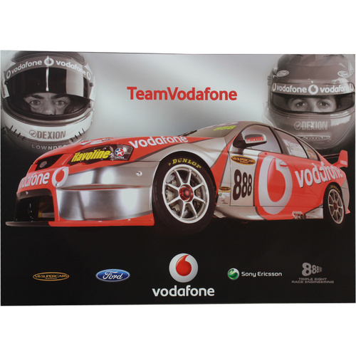 Lowndes & Whincup TeamVodafone Poster