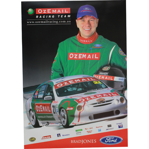 Brad Jones OzEmail Racing Team 2001 Poster