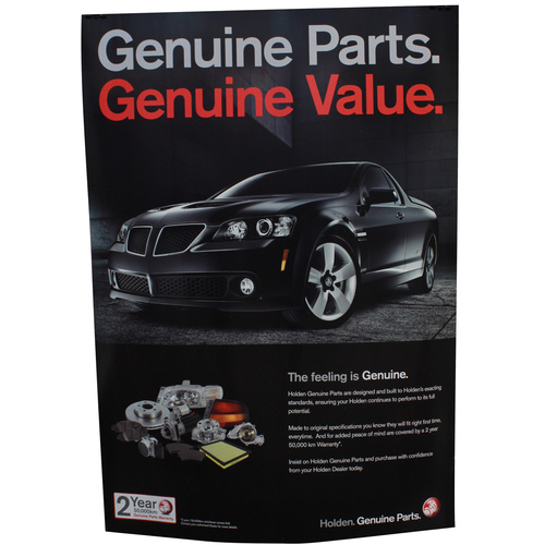 Holden Genuine Parts Poster