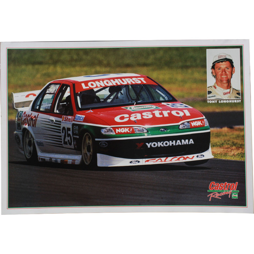 Tony Longhurst Castrol Racing Poster