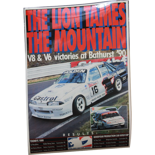 Percy & Grice 1990 Bathurst Winner Poster