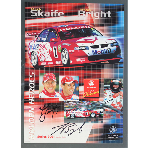 Mark Skaife / Jason Bright Signed Poster