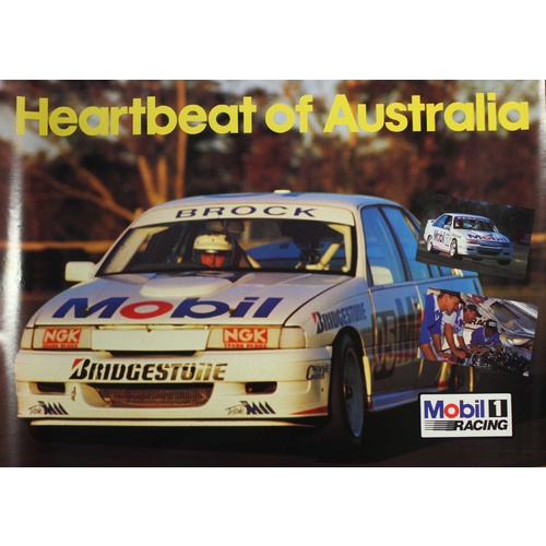 Peter Brock Mobil 1 Racing Poster