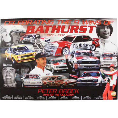 Peter Brock King Of The Mountain Print     