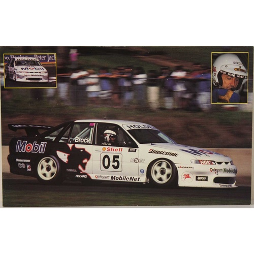 Peter Brock Holden Racing Team Block Mounted Poster     