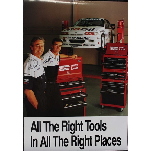 Signed Peter Brock & Tomas Mezera Poster