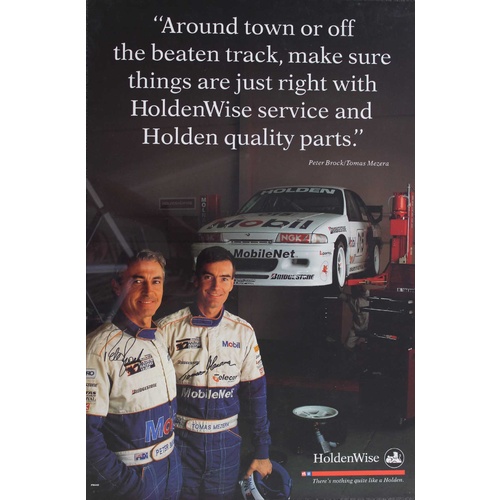 Holdenwise Peter Brock & Tomas Mezera Poster