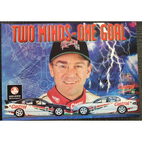 Larry Perkins & Russell Ingall Signed Poster