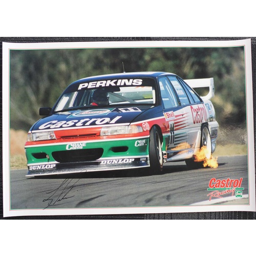 Larry Perkins Signed Poster