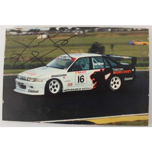Wayne Gardner Signed Block Mounted Poster