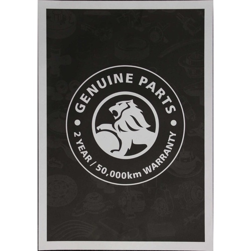 Genuine Parts Holden Poster