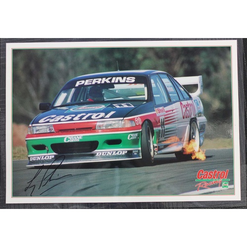 Larry Perkins Castrol Signed Poster