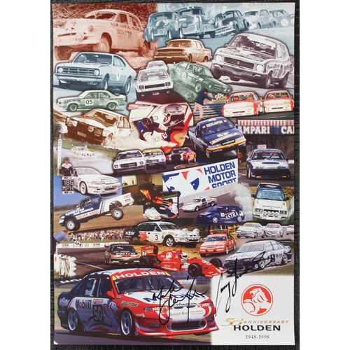 Signed Holden 50th Anniversary Poster