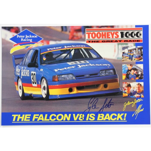 Signed Glenn Seton Poster