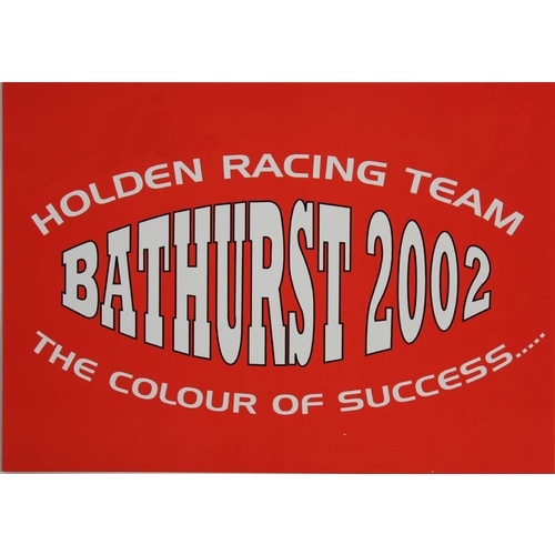 Holden Bathurst 2002 Poster