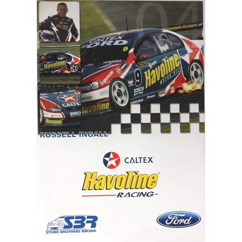 Russell Ingall Havoline Racing Poster