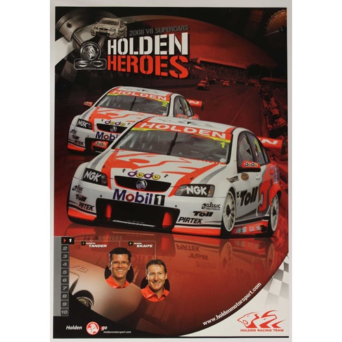 2008 Holden Heroes Poster 1/10