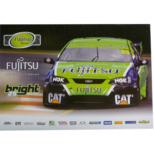 Fujitsu Racing Jason Bright Poster