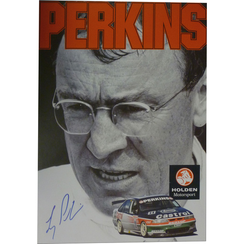 Signed Larry Perkins Poster