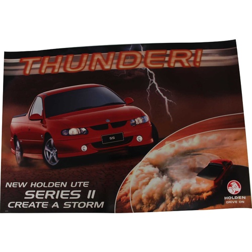Holden VU SS 'Thunder' Commodore Dealer Poster