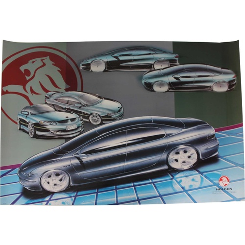 Holden VT SS Commodore Concept Laminated Dealer Poster