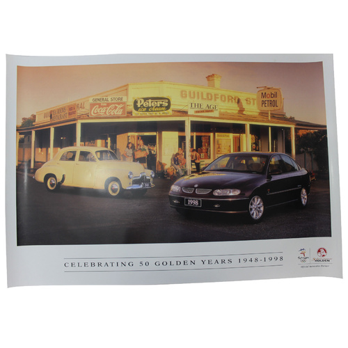 Holden 50th Anniversary Dealer Size Poster