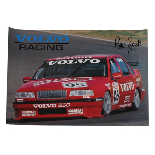 Peter Brock Volvo Racing Poster