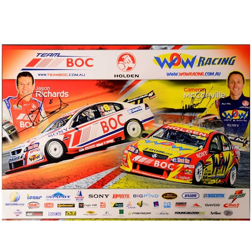 Signed Jason Richards & Cameron McConville Poster