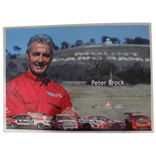 Peter Brock Tribute Laminated Poster