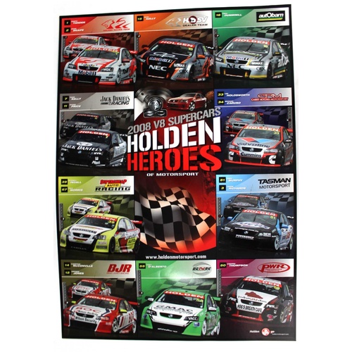 2008 Holden Heroes Poster