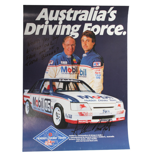 Signed Brock / Moffat HDT Poster