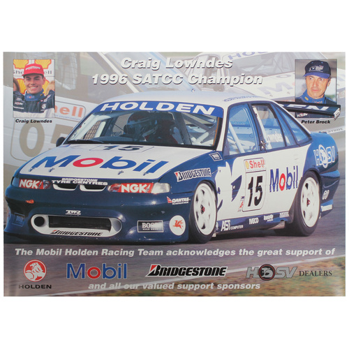 Craig Lowndes 1996 SATCC Champion Poster