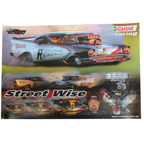 Victor Bray Doorslammer Burnout Poster