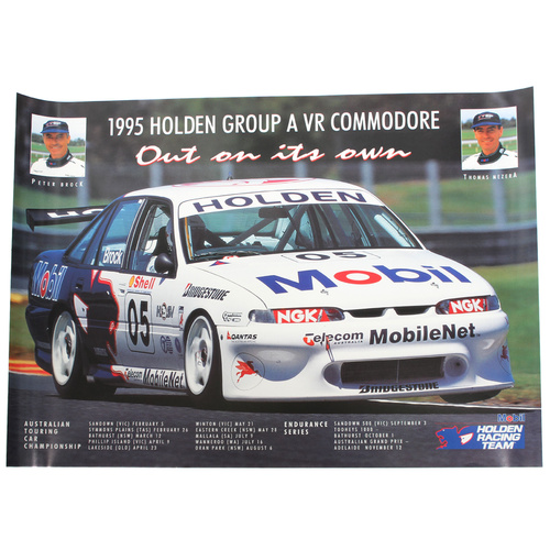 1995 Peter Brock and Tomas Mezera Poster