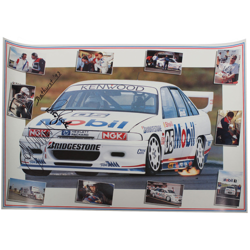 Signed Peter Brock / John Cleland Poster