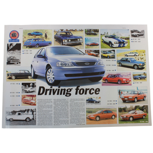 Ford Driving Force Poster