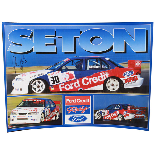 Signed Glenn Seton Ford Credit Poster