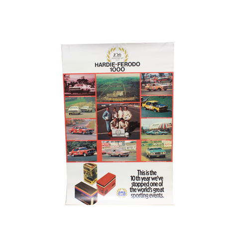 Hardie Ferodo 1000 10th Anniversary Poster