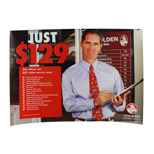 Holden Quality Service Poster